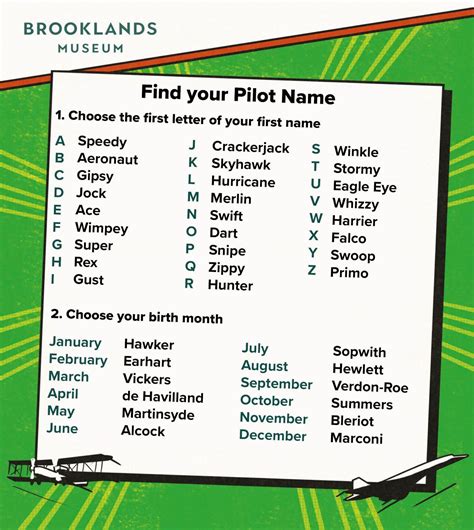 Pilot name generator .